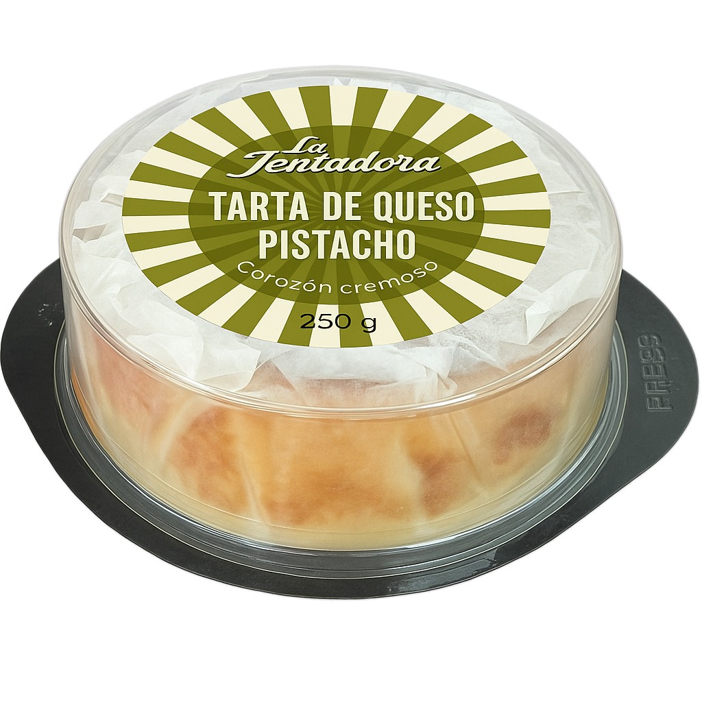 MINI TARTA DE QUESO PISTACHO 250G LA TENTADORA